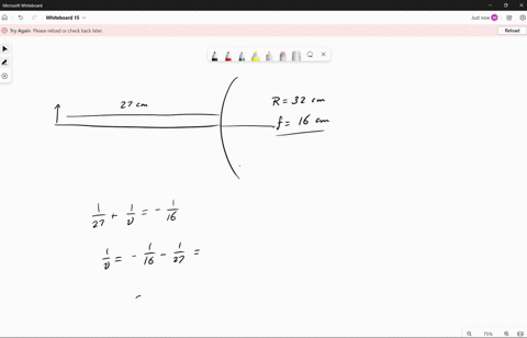 a-convex-spherical-mirror-has-a-radius-of-curvature-of-magnitude-320-cm-a-determine-the-position-of-the-virtual-image-and-the-magnification-for-object-distances-of-270-cm-indicate-the-locati-95416