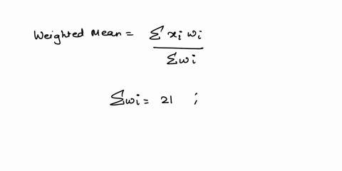 consider-the-following-data-and-corresponding-weights_-welght-w-36-40-25-30-compute-the-weighted-mean-to-3-decimals-2430-compute-the-sample-mean-of-the-four-data-values-without-weighting-to-68357