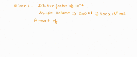 how-much-diluent-would-be-added-to-produce-a-10-1-dilution-from-200ul-of-concentrated-cells-47145