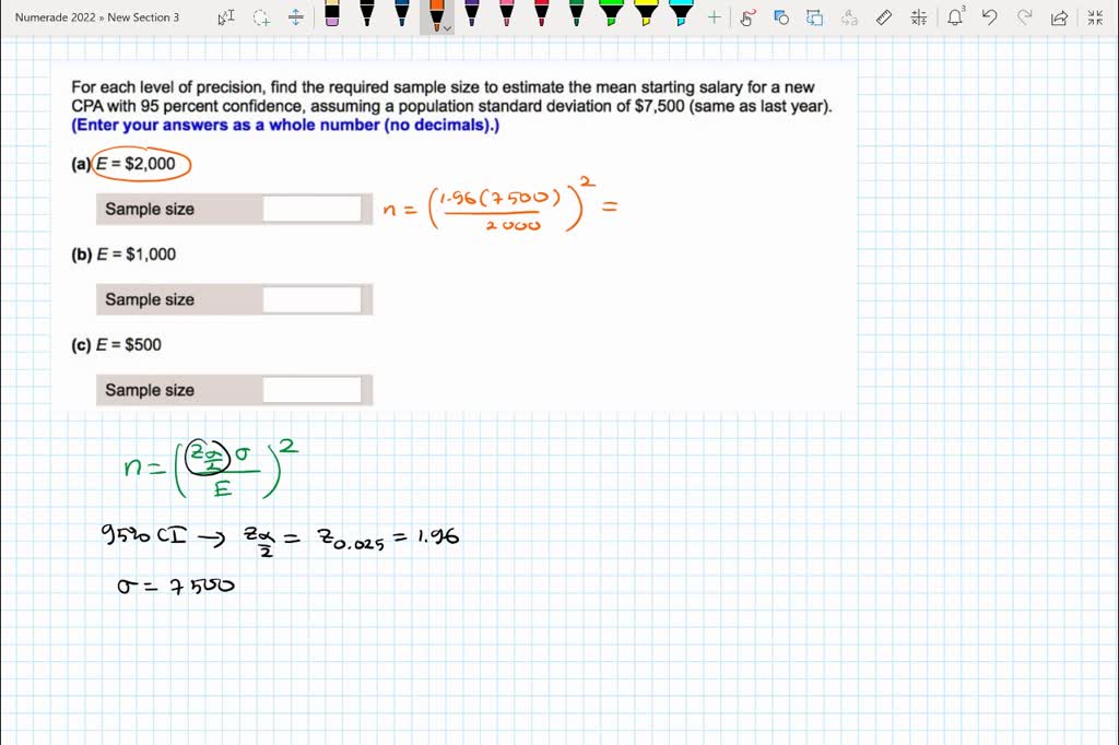 solved-for-each-level-of-precision-find-the-required-sample-size-to