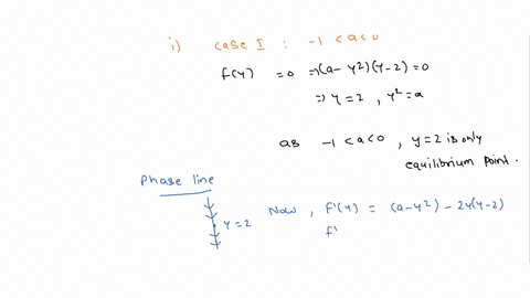 consider-the-differential-equation-dydt-a-y2y-2-where-a-is-a-constant-parameter-with-1-a-1-a-determine-the-equilibria-sketch-the-phase-line-and-determine-whether-each-equilibrium-is-a-sink-s-32336