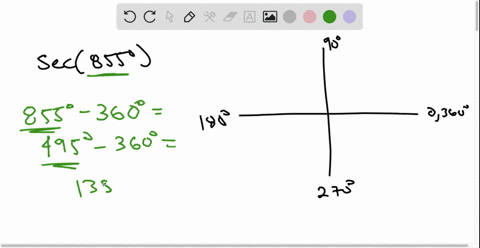 use-reference-angles-to-find-the-exact-value-of-the-following-expression-do-not-use-calculator-sec-855-select-the-correct-choice-below-and-if-necessary-fill-in-the-answer-box-to-complete-you-79887