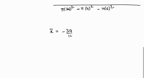 418-a-beam-of-circular-cross-section-radius-3-has-two-eccentric-circular-holes-of-radius-as-shown-in-figure-p418-2-figure-p418-find-the-centroid-of-the-section-and-the-second-moments-of-area-44867