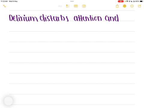 listen-delirium-qquad-occurs-in-almost-all-elderty-people-reflects-severe-brain-damage-most-ofen-caused-by-alzheimers-disease-disturbs-attention-and-awareness-develops-slowty-over-a-long-period-of-tim