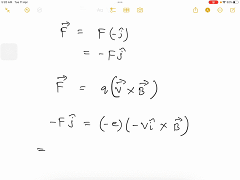 an-electron-is-released-such-that-its-initial-velocity-is-from-right-to-left-across-this-page-the-electron-path-however-is-deflected-in-direction-toward-the-bottom-edge-ofthe-page-due-to-the-09887