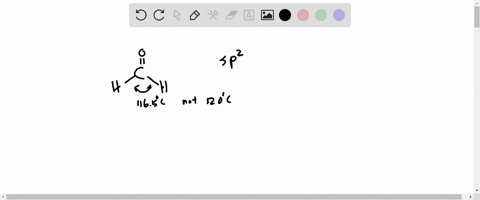 vsepr-geometry-predicts-that-the-bond-angles-in-formaldehyde-ch2o-a-trigonal-planar-molecule-will-be-120-throughout-all-three-angles-however-analysis-showed-that-the-h-c-h-bond-angle-is-slig-98608