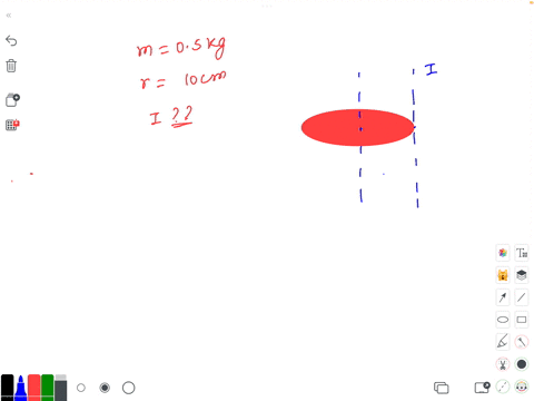 the-mass-of-a-circular-disc-is-05-kg-and-its-radius-is-10-cmthe-moment-of-inertia-of-the-disc-about-an-axis-parallel-to-its-own-axis-and-tangential-to-it-is-75176