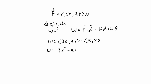 a-a-force-f-3xi-4yj-where-f-is-in-newtons-and-x-and-y-are-in-meters-acts-on-an-object-as-the-object-moves-in-the-x-direction-from-the-origin-to-x-518-m-find-the-work-w-f-dr-done-by-the-force-33076