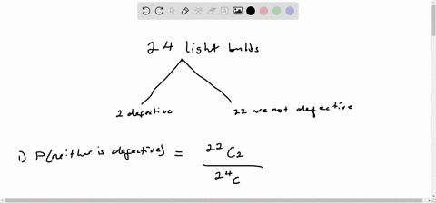 carton-of-24-light-bulbs-includes-two-that-are-defecetive-if-two-of-the-bulbs-are-chosen-at-random-what-are-the-probabilities-that-neither-bulb-will-be-defective-b-one-of-the-bulbs-will-be-d-87309