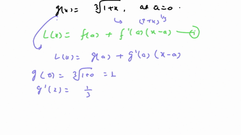 find-the-linear-approximation-lx-of-the-function-gx-1xata-0-lx-use-it-to-approximate-the-numbers-095-and-w-11-round-your-answers-to-three-decimal-places-095-vil-97677