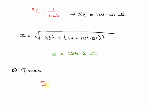 a-sinusoidal-voltage-v-425-sin100t-where-v-is-in-volts-and-t-is-in-seconds-is-applied-to-a-series-rlc-circuit-with-l-170-mh-c-990-f-and-r-650-a-what-is-the-impedance-in-of-the-circuit-b-what-46802