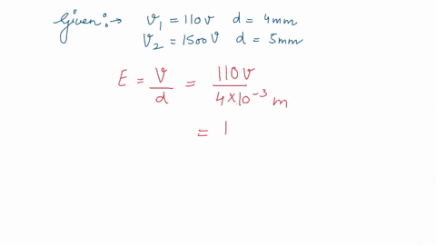 what-is-the-magnitude-of-the-electric-field-between-two-parallel-plates-40-mm-apart-if-the-potential-difference-between-them-is-110-v-a-potential-difference-of-1500-v-is-applied-to-two-paral-34047