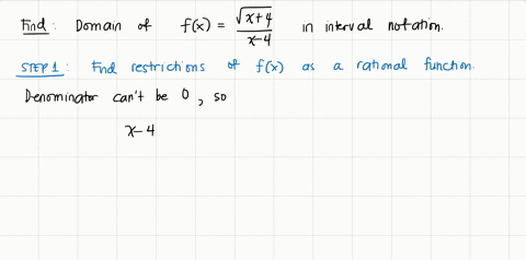 for-the-following-exercises-find-the-domain-of-each-function-using-interval-notation-fxfracsqrtx4x-4-2
