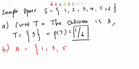 a-fair-six-sided-die-is-rolled-describe-the-sample-space-s-identify-each-of-the-following-events-with-a-subset-of-s-and-compute-its-probability-an-outcome-is-the-number-of-dots-that-show-up-97364