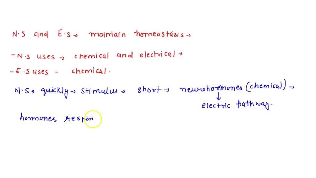 SOLVED: Types of endocrine signaling The nervous system and the ...