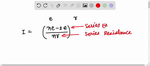 n-identical-cells-each-of-electromotive-force-e-and-internal-resistance-r-are-connected-in-series-of-this-combination-the-current-through-v-is