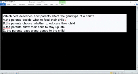 which-best-describes-how-parents-affect-the-genotype-of-a-child-athe-parents-decide-what-to-feed-their-child-bthe-parents-choose-whether-to-educate-their-child-cthe-parents-allow-their-child-50098