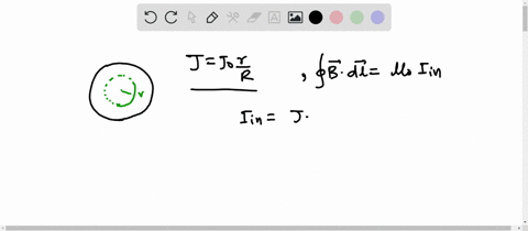 a-long-conducting-rod-of-radius-r-carries-a-non-uniform-current-density-j-jorr-if-jo-is-a-constant-and-r-is-the-radial-distance-from-the-rods-axis-find-the-magnetic-field-inside-the-rod-b-po-32326