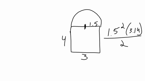 what-is-the-area-and-perimeter-of-this-rectangle-with-the-a-semicircle