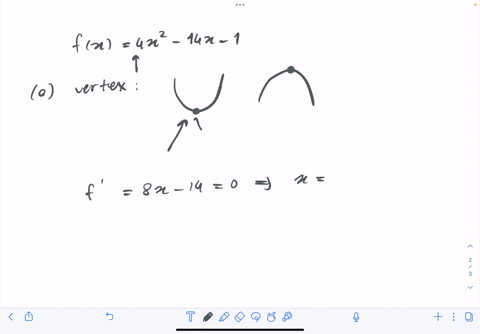 consider-the-parabola-given-by-the-equation-fx-4x2-141-find-the-following-for-this-parabola-a-the-vertex-b-the-vertical-intercept-is-the-point-c-find-the-coordinates-of-the-two-x-intercepts-29462