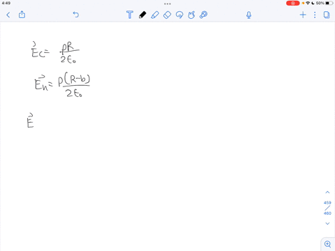 3-a-very-long-solid-insulating-cylinder-with-radius-r-has-a-cylindrical-hole-with-radius-a-bored-along-its-entire-length-the-axis-of-the-hole-is-a-distance-b-from-the-axis-of-the-cylinder-wh-76966