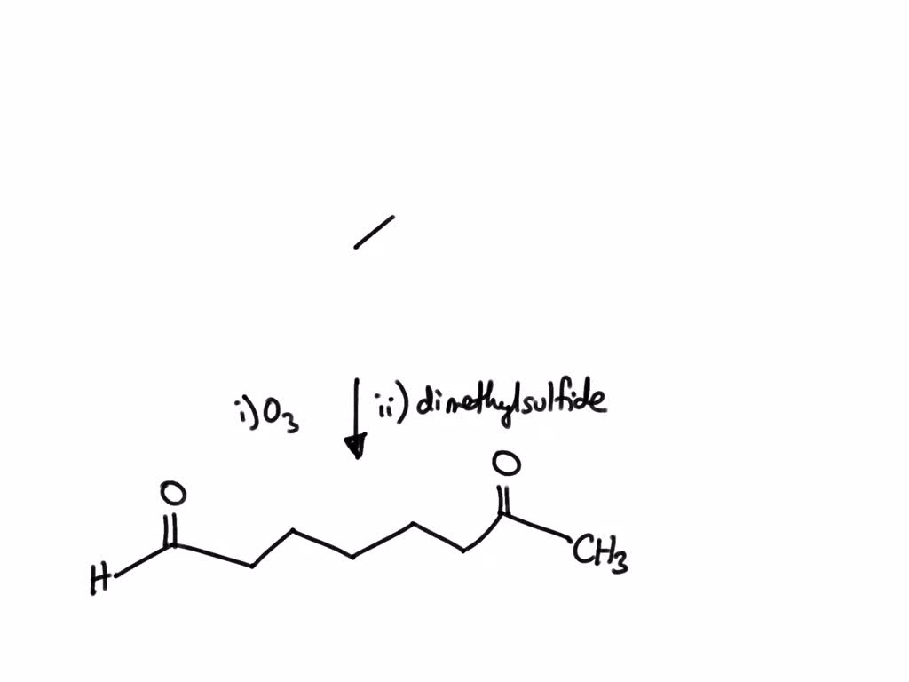 Draw the structure of an eightcarbon alkene that would yield the