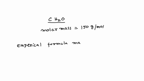 what-is-the-molecular-formula-of-a-compound-with-an-empirical-formula-of-cho-and-a-molar-mass-of-150-gmol-a-czhsoz-b-chzo-c-czhaoz-d-cshzoos-49384