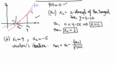 problem-5-a-suppose-that-the-tangent-line-to-the-curve-y-at-the-point-8-12-has-equation-y-4-2x-if-newtons-method-is-used-to-locate-root-of-the-equation-f-x-0-and-the-initial-approximation-is-09918
