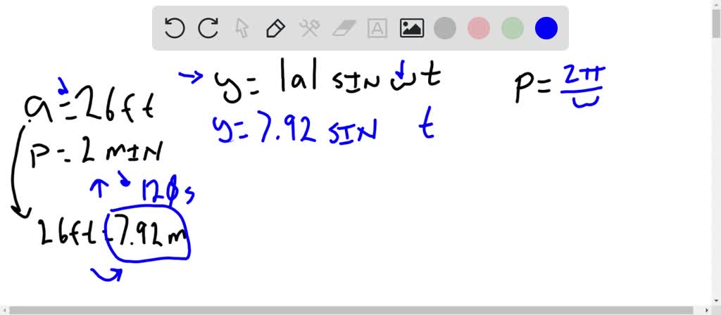 SOLVED: Find a function that models the simple harmonic motion having ...