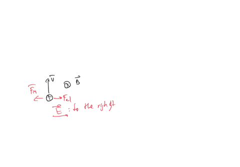 a-proton-of-mass-m-and-charge-e-is-in-a-box-that-contains-an-electric-field-e-and-the-box-is-located-in-earths-magnetic-field-b-the-proton-moves-with-an-initial-velocity-v-vertically-upward-from-the-s
