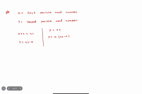 find-two-positive-real-numbers-such-that-the-sum-of-the-first-number-and-the-second-number-is-42-and-their-product-is-maximum-use-symbolic-notation-and-fractions-where-needed-give-your-answe-62427