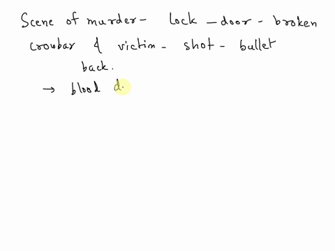 youve-been-called-to-the-scene-of-a-murder-the-lock-on-the-victims-apartment-door-was-broken-likely-by-a-crowbar-found-in-the-doorway-the-victim-was-found-lying-face-down-on-the-floor-with-a-84445
