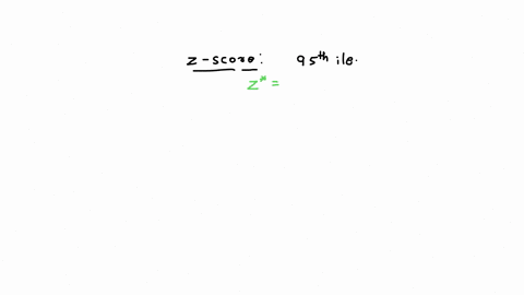 what-is-thezscore-that-corresponds-to-the-95thpercentile-of-the-area-under-the-normalcurve-a100-b165-c195-d257-30339