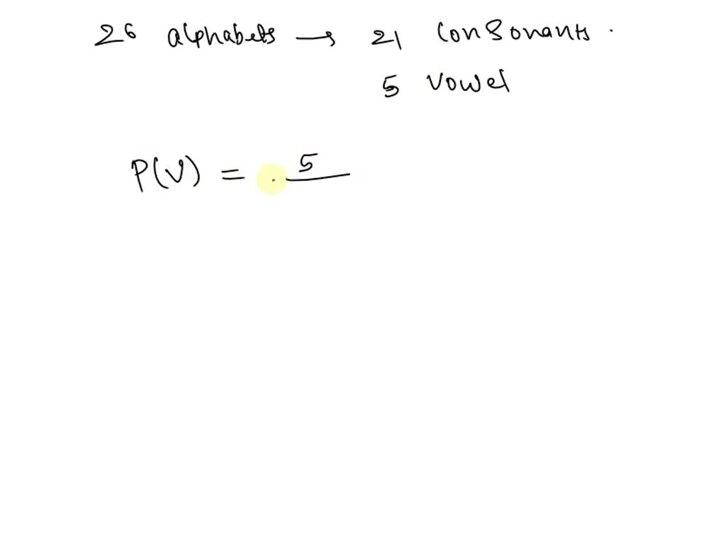 SOLVED Suppose you write each letter of the alphabet on a different