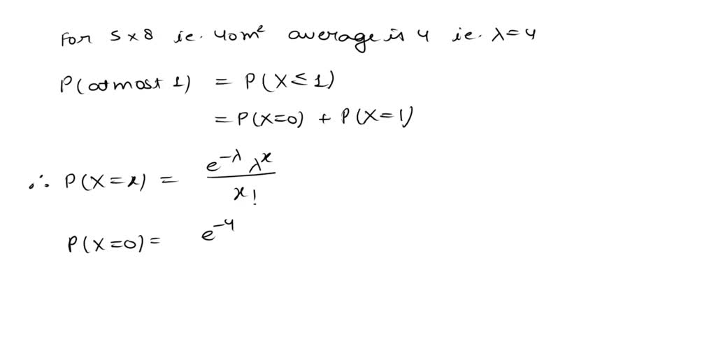 SOLVED: '10.46 LTE Poisson Distribution HW. Exercises 1, Large sheets ...
