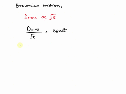 a-brownian-particle-is-observed-to-diffuse-a-distance-of-10-mu-mathrmm-in-20-mathrms-on-average-how-96744