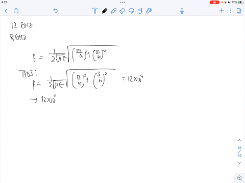 calculate-the-dimensions-of-an-air-filled-rectangular-waveguide-for-which-the-cut-off-frequencies-for-tm11-and-te03-modes-are-both-equal-to-12-ghz-at-8-ghz-determine-whether-the-dominant-mod-88717
