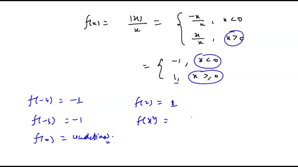 SOLVED: Consider the following piecewise-defined function: f(x) = x^2 ...