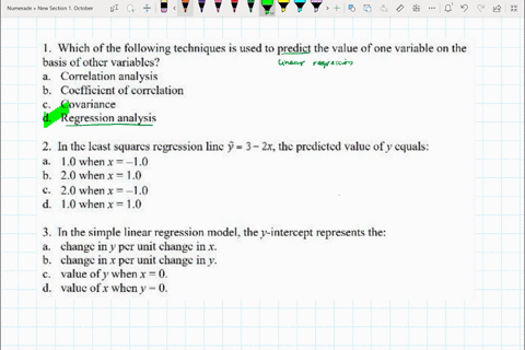which-of-the-following-techniques-is-used-to-predict-the-value-of-one-variable-on-the-basis-of-other-variables-correlation-analysis-coeflicicnt-of-correlation-covariance-regression-analysis-96567