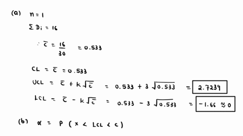 a-control-chart-is-to-be-established-on-a-process-producing-refrigerators-the-inspection-unit-is-one-refrigerator-and-a-common-chart-for-nonconformities-is-to-be-used-as-preliminary-data-16-41161