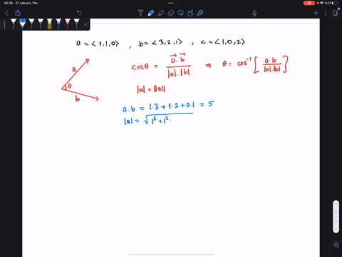 let-a-1-1-0-b-3-2-1-and-c-1-0-2-find-the-angle-between