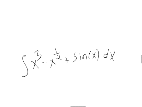 evaluate-the-following-integrals-a-x3-x-sinx-dx