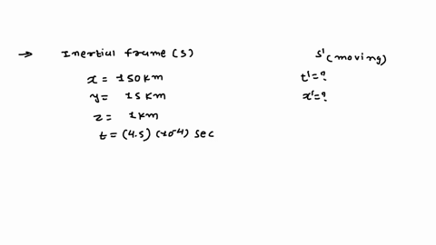 an-observer-at-origin-of-inertial-frame-s-sees-a-flashbulb-go-off-at-x150-mathrmkm-y150-mathrmkm-qua-87248