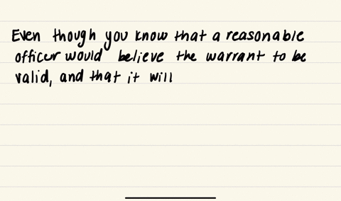 a-search-warrant-that-your-lieutenant-handed-you-to-execute-at-a-crack-house-is-invalid-because-of-a-misstatement-about-an-informant-but-you-are-the-only-one-who-recognizes-the-error-you-know-that-a-r