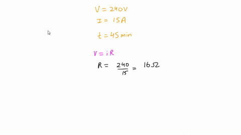 a-240-v-clothes-dryer-draws-a-current-of-15-a-how-much-energy-in-kilowatthours-and-in-joules-does-it-49495
