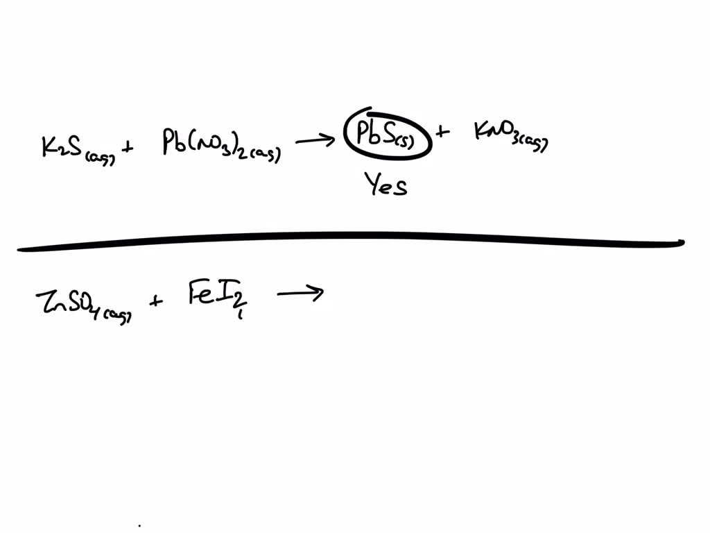 SOLVED Does the empirical formula of a precipitate form when A and B