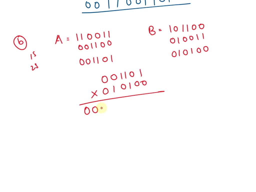 Solved: Multiply Each Of The Following Pairs Of Signed 2's-complement 