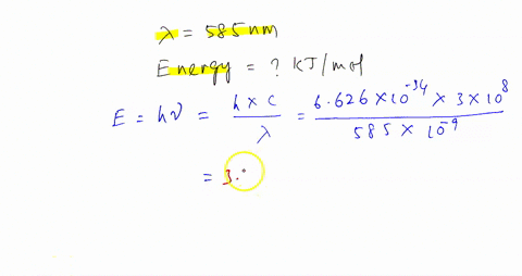 if-light-has-a-wavelength-of-585-nm-what-is-the-energy-of-this-light-expressed-with-units-of-kjmol-a-beam-of-radiation-has-an-energy-of-311102-kjmol-what-is-the-wavelength-of-this-light-99277
