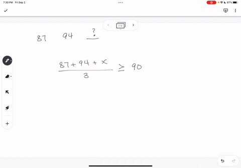 write-an-inequality-for-each-problem-and-solve-melindas-first-two-test-grades-in-psychology-were-87-72672