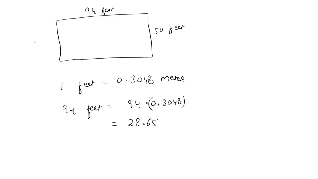 84 square clearance meters in feet